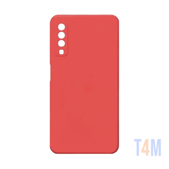 Funda de Silicona para Samsung Galaxy A7 2018 Rojo